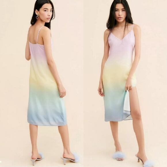 BB Dakota Steve Madden You Say Ombre Rainbow Dress - Picture 1 of 7